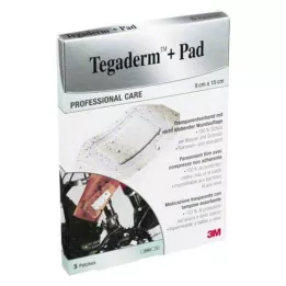TEGADERM 3M Plus Pad 9x15 cm Listo.3589NP, 5 pzs