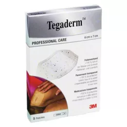 TEGADERM Película 3M 6x7 cm 1624NP, 5 uds