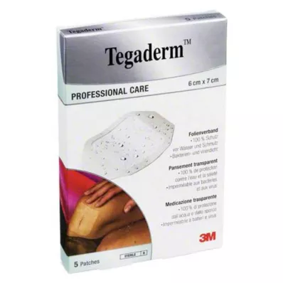 TEGADERM Película 3M 6x7 cm 1624NP, 5 uds TEGADERM Película 3M 6x7 cm 1624NP, 5 uds