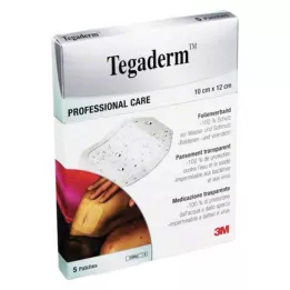 TEGADERM Película 3M 10x12 cm 1626NP, 5 uds