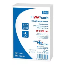 VERBANDKOMPRESSEN 10x20 cm, 25 uds