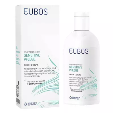 EUBOS SENSITIVE Ducha &amp; Crema, 200 ml