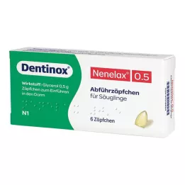 NENE LAX 0,5 Suppos. para lactantes, 6 uds