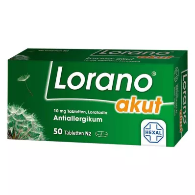 LORANO comprimidos agudos, 50 uds