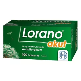 LORANO comprimidos agudos, 100 uds