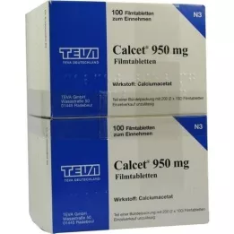 CALCET 950 mg comprimidos recubiertos con película, 200 uds