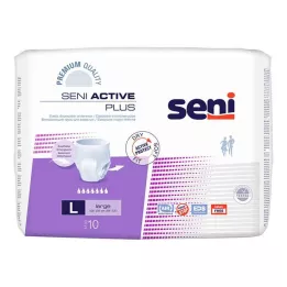 SENI Braga para incontinencia Active Plus desechable L, 10 uds