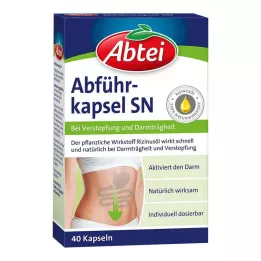 ABTEI Cápsulas laxantes SN Cápsulas, 40 uds