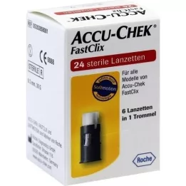 ACCU-CHEK Lancetas FastClix, 24 uds