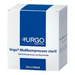 URGO MULLKOMPRESSEN 10x10 cm estéril, 25X2 uds