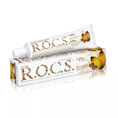 Rocs Pasta de Dientes Adulto Café + Tabaco, 74 g