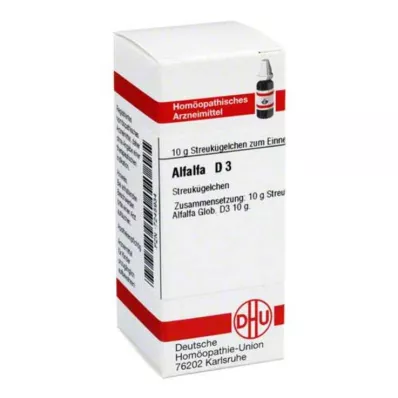 DHU Alfalfa D 3 glóbulos, 10 g