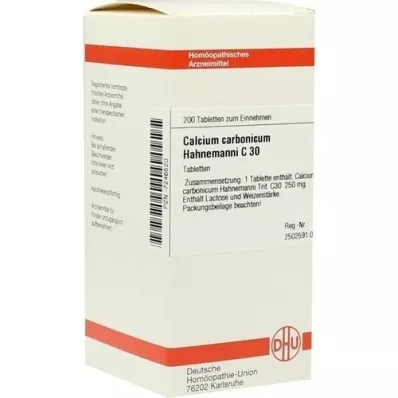 CALCIUM CARBONICUM Hahnemanni C 30 Comprimidos, 200 uds