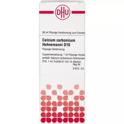 CALCIUM CARBONICUM Dilución Hahnemanni D 10, 50 ml