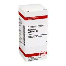 CHIMAPHILA UMBELLATA D 6 pastillas, 80 uds