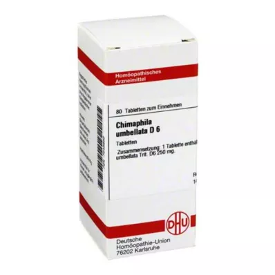 CHIMAPHILA UMBELLATA D 6 pastillas, 80 uds