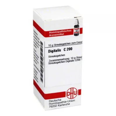 DIGITALIS C 200 glóbulos, 10 g