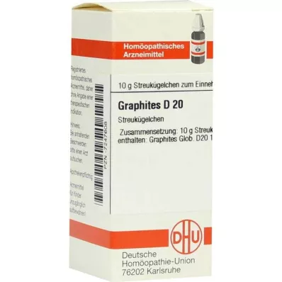 DHU Grafitos D 20 glóbulos, 10 g