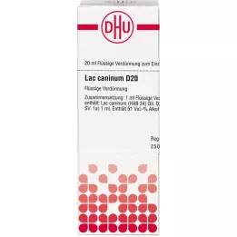 LAC CANINUM D 20 Dilución, 20 ml