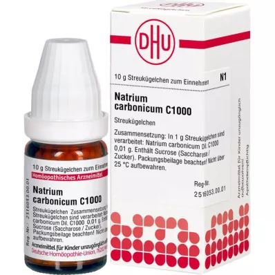 NATRIUM CARBONICUM C 1000 glóbulos, 10 g