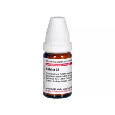 DHU Sabina C 6 glóbulos, 10 g