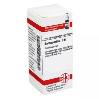 DHU Zarzaparrilla C 6 glóbulos, 10 g