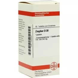 ZINGIBER D 30 comprimidos, 80 uds