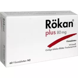 RÖKAN Plus 80 mg comprimidos recubiertos con película, 60 uds