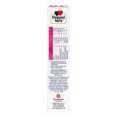 Doppelherz Hair Vital+zinc+extracto de mijo cápsulas (60 unidades)