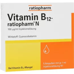 VITAMIN B12-RATIOPHARM N Ampollas, 5X1 ml