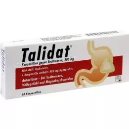 TALIDAT Pastillas masticables contra la acidez estomacal, 20 uds