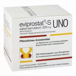 EVIPROSTAT-S sabal serrulatum 320 uno cápsulas, 200 uds