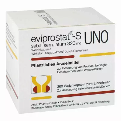 EVIPROSTAT-S sabal serrulatum 320 uno cápsulas, 200 uds