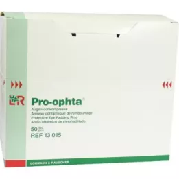 PRO-OPHTA Compresas perforadas no estériles, 50 uds