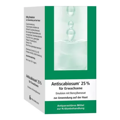 ANTISCABIOSUM 25% emulsión, 200 g