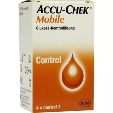 ACCU-CHEK Solución de control móvil 4 aplicadores desechables, 1X4 uds