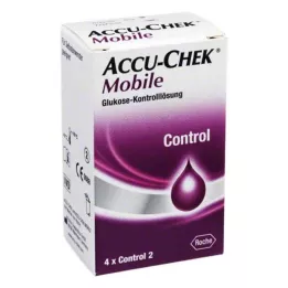 ACCU-CHEK Solución de control móvil 4 aplicadores desechables, 1X4 uds
