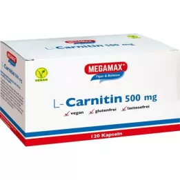L-CARNITIN 500 mg Megamax cápsulas, 120 uds
