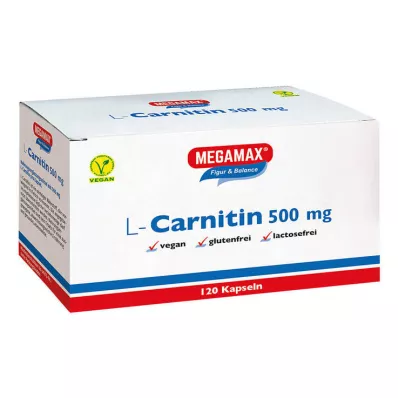 L-CARNITIN 500 mg Megamax cápsulas, 120 uds
