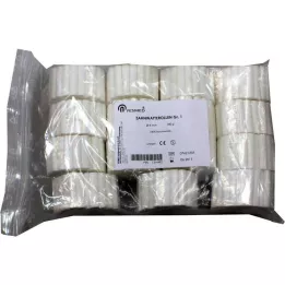 Rollos de algodón dental tamaño 1 8 mm de diámetro, 300 g