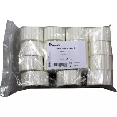 Rollos de algodón dental tamaño 1 8 mm de diámetro, 300 g