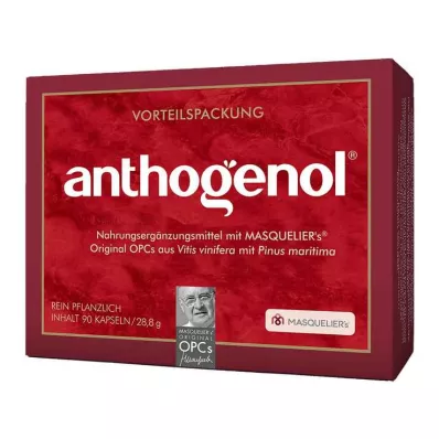 OPC Cápsulas originales de Masqueliers Anthogenol, 90 piezas