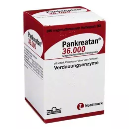 PANKREATAN 36.000 cápsulas duras con recubrimiento entérico, 100 unidades