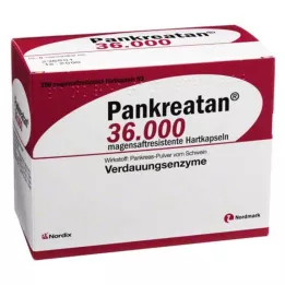 Pankreatan 36.000 cápsulas gastrorresistentes, 200 piezas
