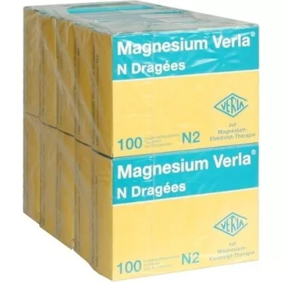 MAGNESIUM VERLA N Comprimidos recubiertos, 10X100 St