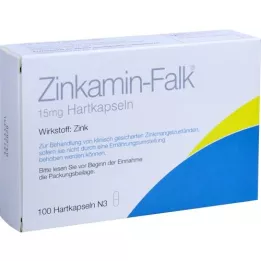 ZINKAMIN Falk 15 mg cápsulas duras, 100 uds
