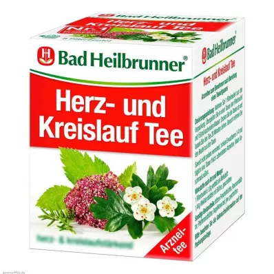 Bad Heilbrunner Té Corazón Circulación N Bolsas de filtro, 8 x 1,5 g Bad Heilbrunner Té Corazón Circulación N Bolsas de filtro, 8 x 1,5 g