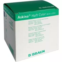 ASKINA Venda adhesiva Color 8 cmx20 m azul, 1 ud