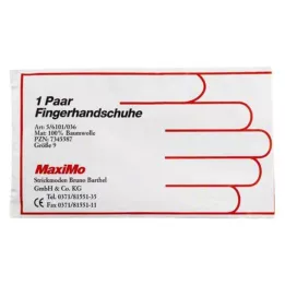HANDSCHUHE Algodón talla 9, 2 piezas