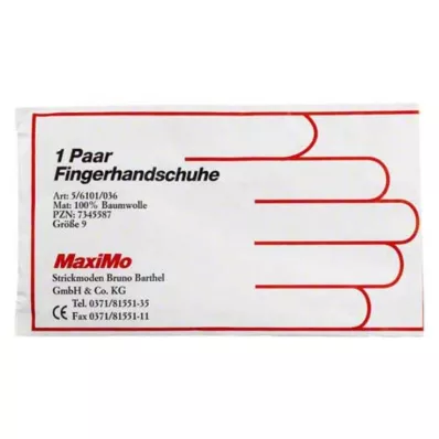 HANDSCHUHE Algodón talla 9, 2 piezas